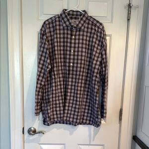 Men's Plaid Shirt Hickey Freeman